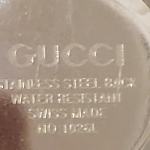Gucci Silver and Black Watch